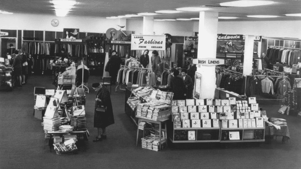The first Duty Free shop opened by O’Regan